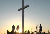 Kreuz bei Abschluss Kirchentag 2017